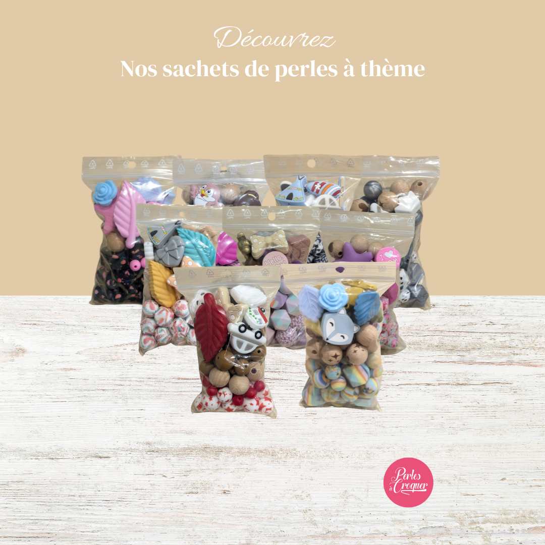 Sachet de perles à thème