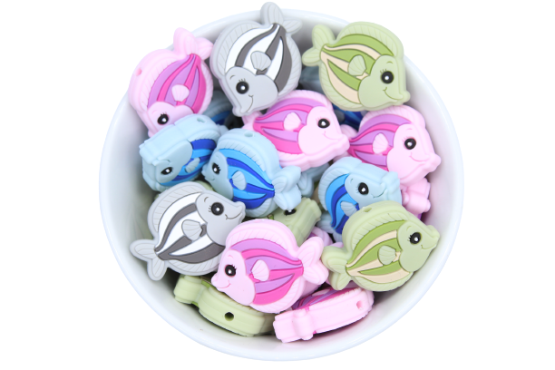 Poisson - Perle en silicone