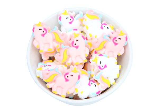 Licorne - Perle en silicone