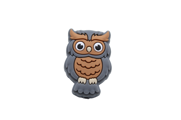 Hibou version 2 - Perle en silicone