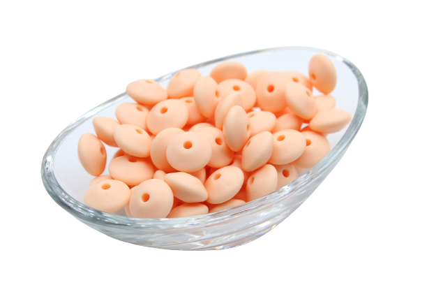 Lentille Ø12mm - Lot de 10 - Perle en silicone