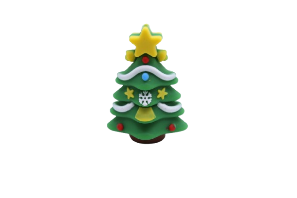 Sapin de Noël 3D version 2 - Perle en silicone