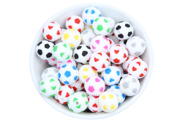 Ballon de foot - Perle en silicone