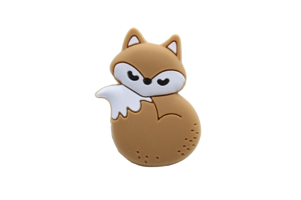 Renard - version 3 - Perle en silicone