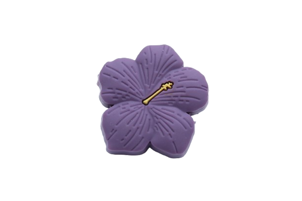 Fleur d'Hibiscus - Perle en silicone
