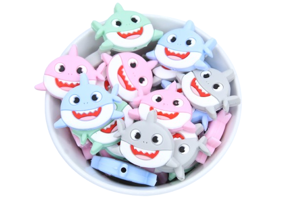 Requin - Perle en silicone