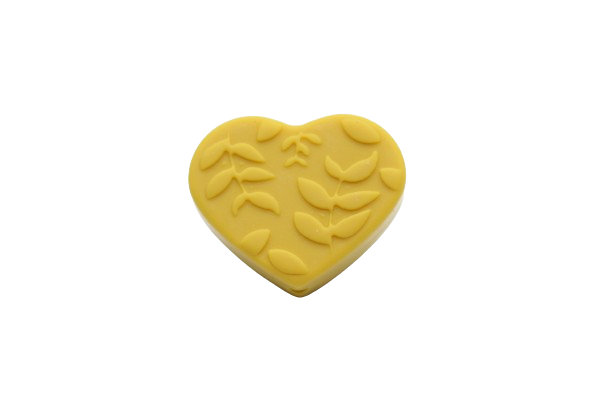 Coeur embossé - Perle en silicone