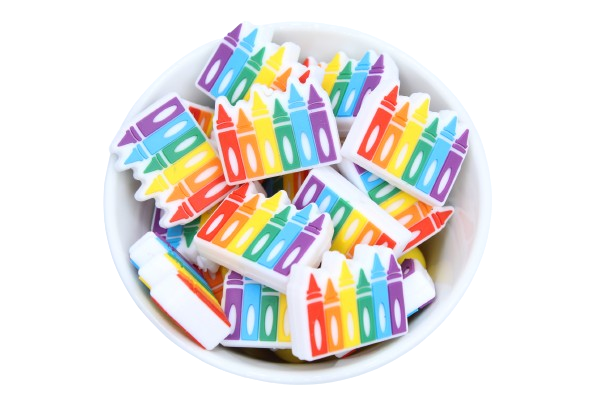 Crayon pastel - Perle en silicone