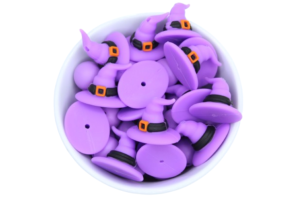 Chapeau de sorcière 3D - Perle en silicone