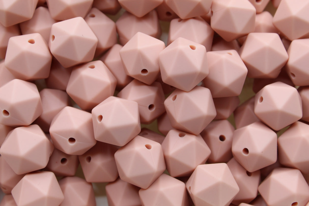 Icosaèdre 14mm - Perle en silicone