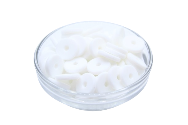 Mini rondelle Ø12mm - lot de 5 - Perle en silicone