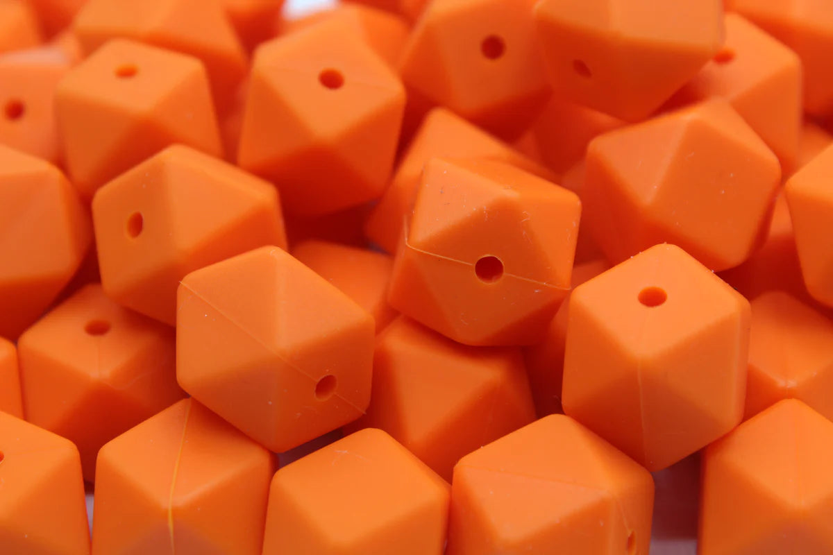 Hexagonale 14mm - Perle en silicone