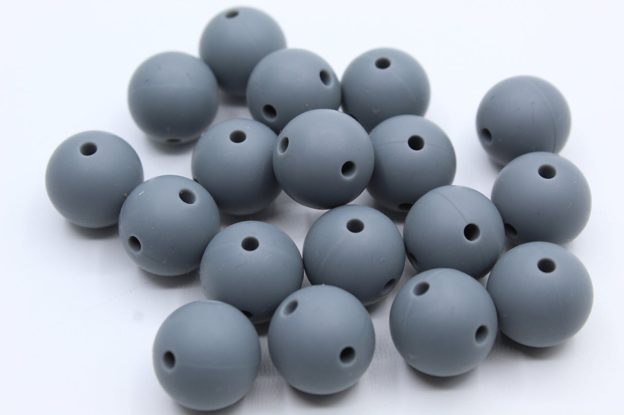 Ronde 15mm de sécurité - Perle en silicone