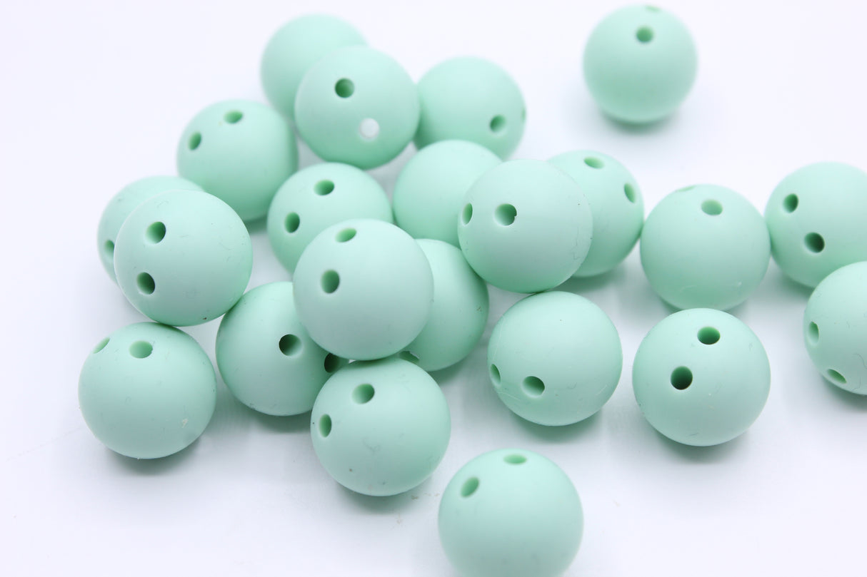 Ronde 15mm de sécurité - Perle en silicone