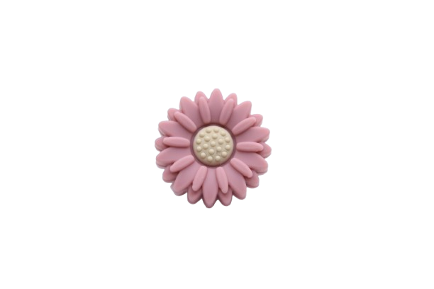 Marguerite petite - Perle en silicone