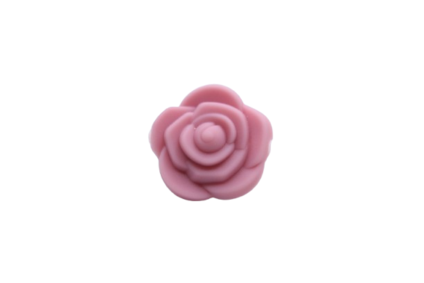 Fleur double face - Perle en silicone