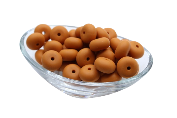 Nouvelle couleur: Brique - Perle en silicone