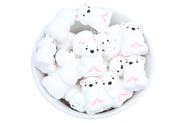 Ours 3D - Perle en silicone
