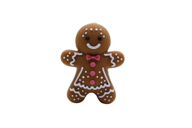 Biscuit pain d'épice 3D - Perle en silicone