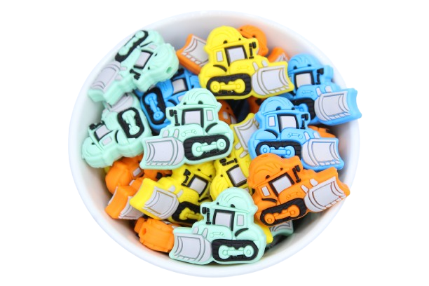 Bulldozer - Perle en silicone