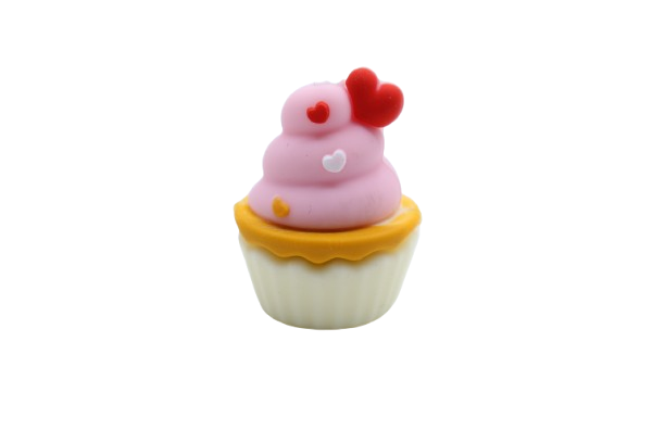 Cupcake 3D - Perle en silicone