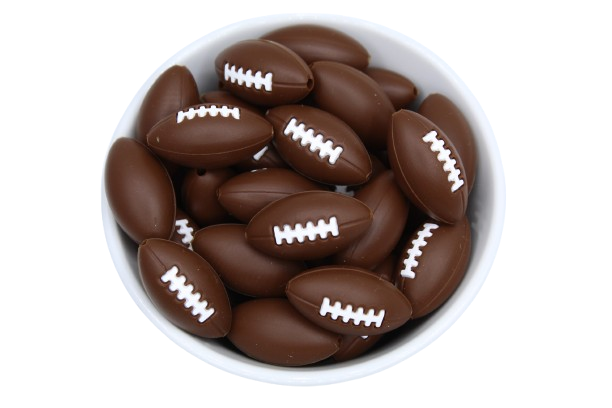 Ballon de rugby - Perle en silicone