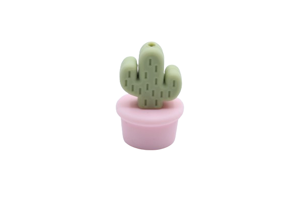 Cactus avec pot - Perle en silicone