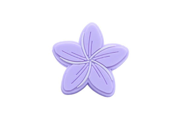 Fleur de Frangipanier - Perle en silicone