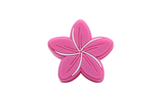 Fleur de Frangipanier - Perle en silicone