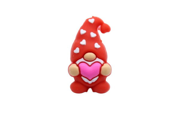 Gnome Love 3D - Perle en silicone