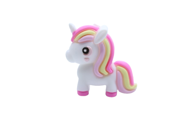 Petit poney 3D - Perle en silicone