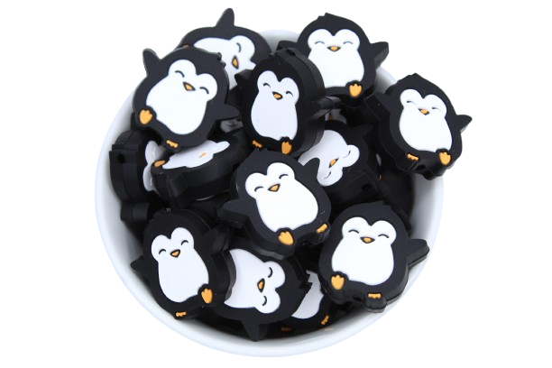 Pingouin version 2 - Perle en silicone