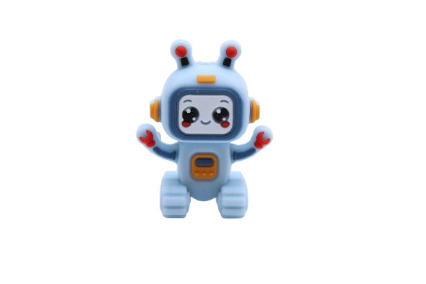 Robot 3D - Perle en silicone