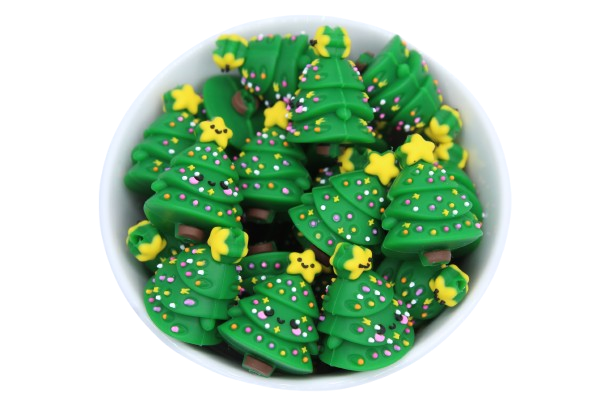 Sapin de Noël 3D version 3 - Perle en silicone