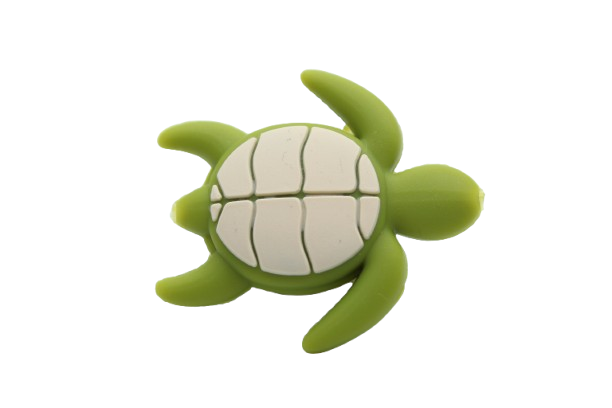 Tortue 3D version 2 - Perle en silicone