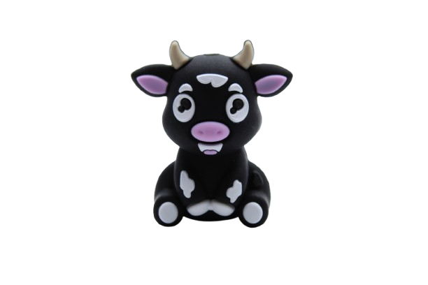 Vache 3D version 2 - Perle en silicone