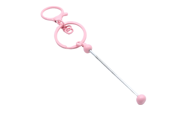 Porte clés avec barre à perler coloré - Métal