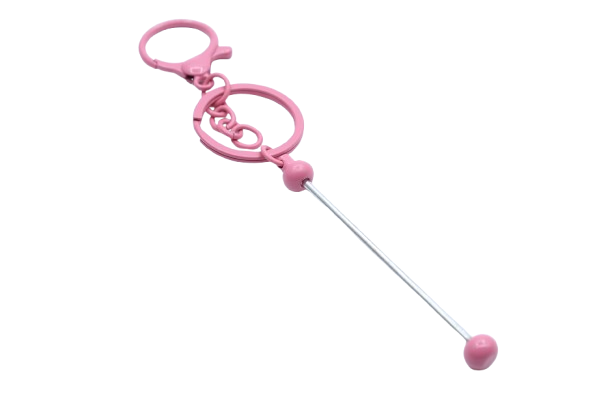 Porte clés avec barre à perler coloré - Métal