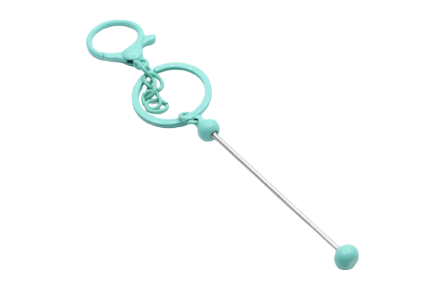 Porte clés avec barre à perler coloré - Métal