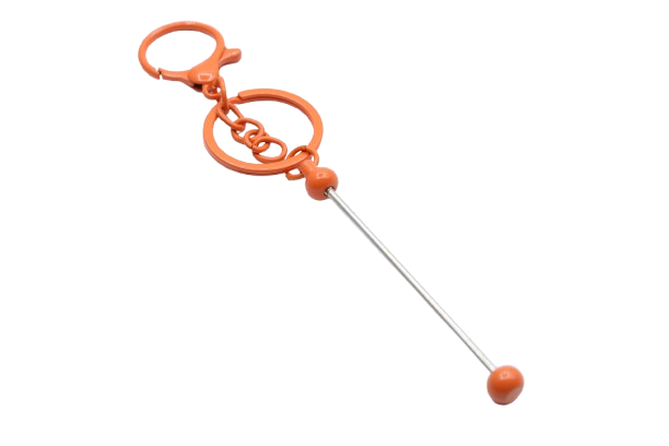 Porte clés avec barre à perler coloré - Métal