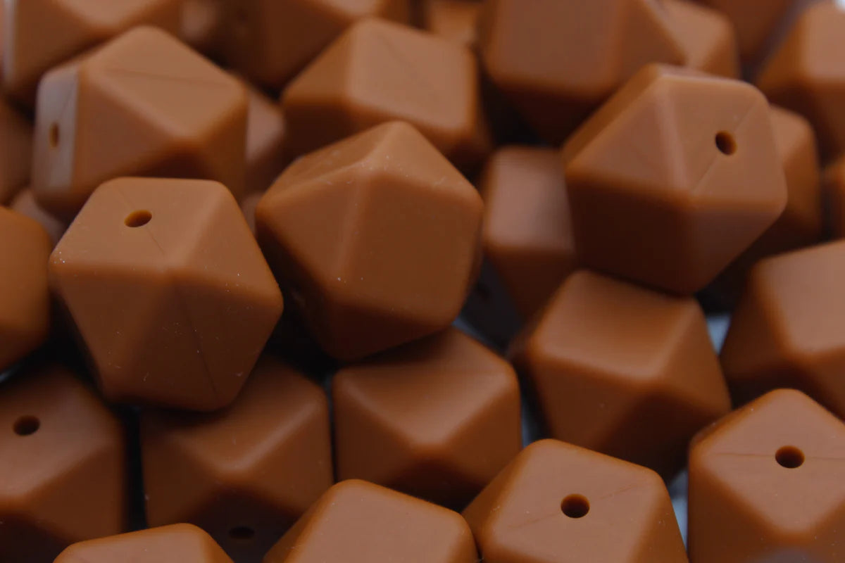 Hexagonale 14mm - Perle en silicone