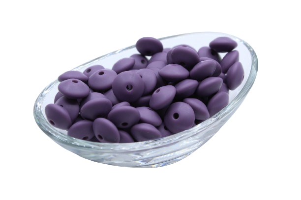 Lentille Ø12mm - Lot de 10 - Perle en silicone