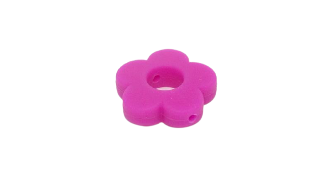 Fleur anneau - Perle en silicone