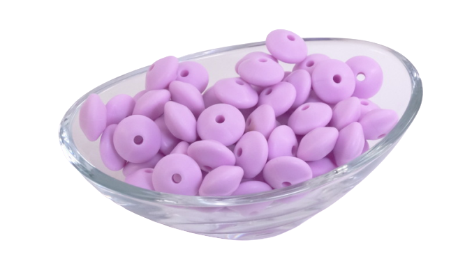 Lentille Ø12mm - Lot de 10 - Perle en silicone