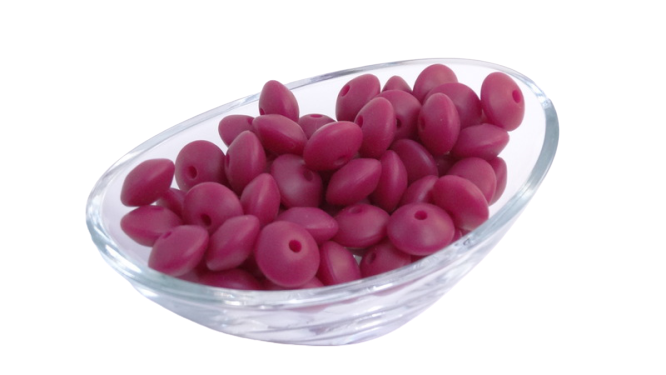 Lentille Ø12mm - Lot de 10 - Perle en silicone