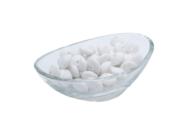 Lentille Ø12mm - Lot de 10 - Perle en silicone