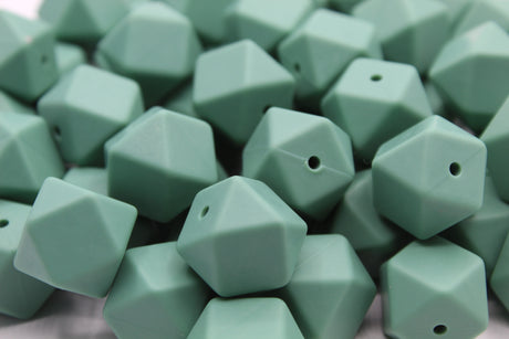 Hexagonale 17mm - Perle en silicone
