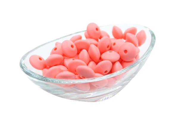 Lentille Ø12mm - Lot de 10 - Perle en silicone