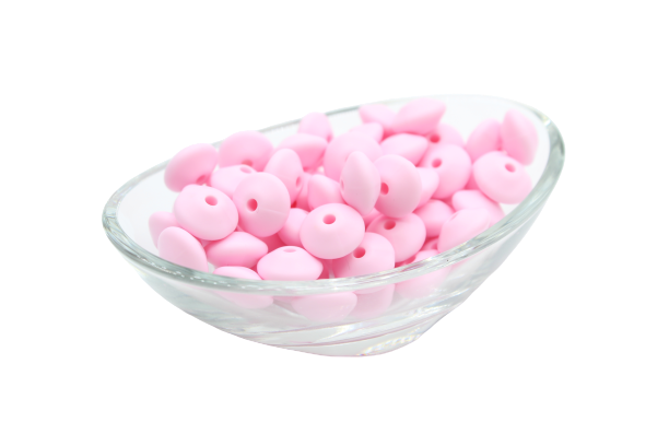 Lentille Ø12mm - Lot de 10 - Perle en silicone