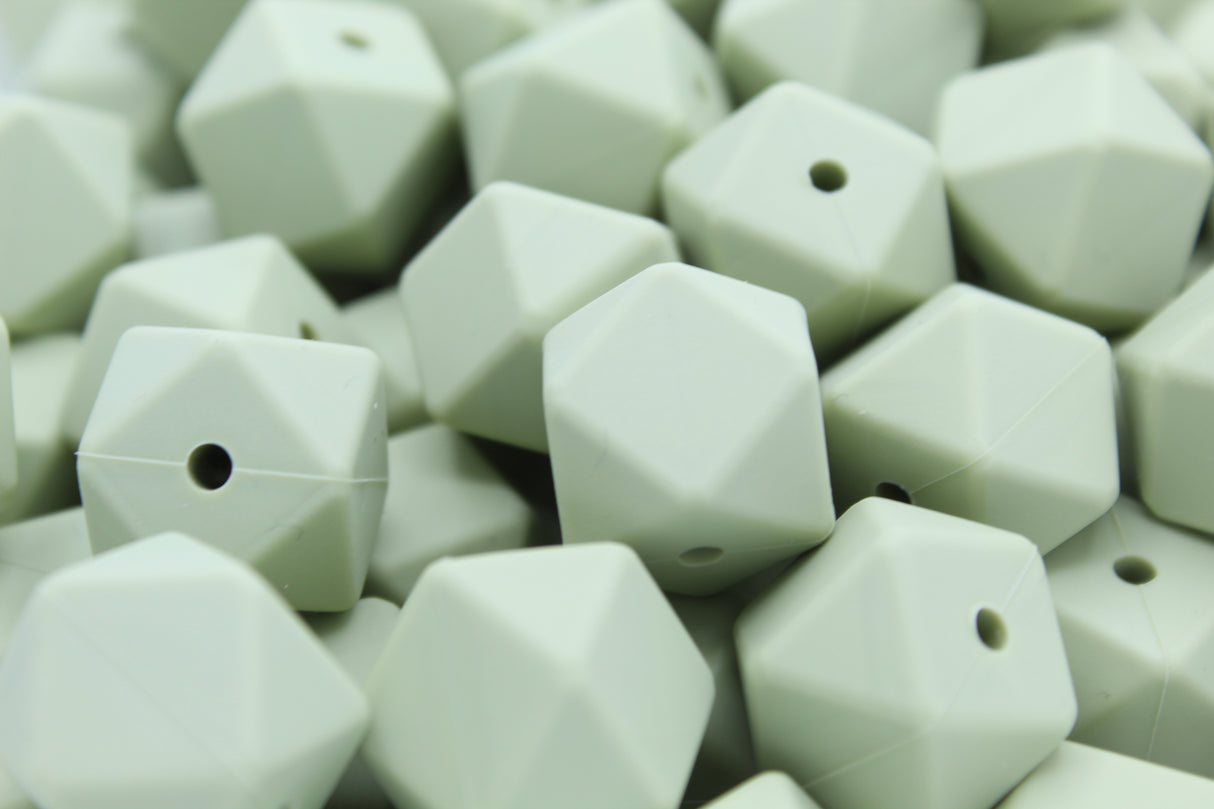 Hexagonale 14mm - Perle en silicone
